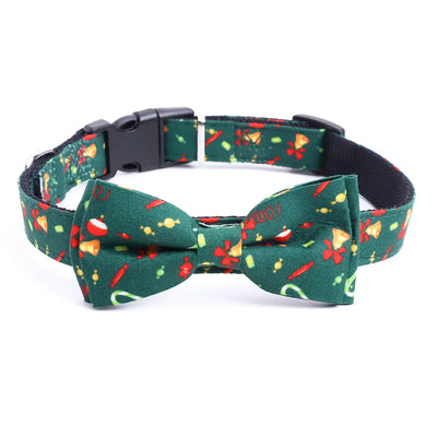 Christmas Bow Collar for XSmall, Small, Medium and Large Dogs