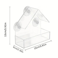 Acrylic Window Bird Feeder for Hummingbirds (Wholesale)