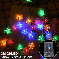 "Snow Lamp String Lights - Decorative Warm Color"