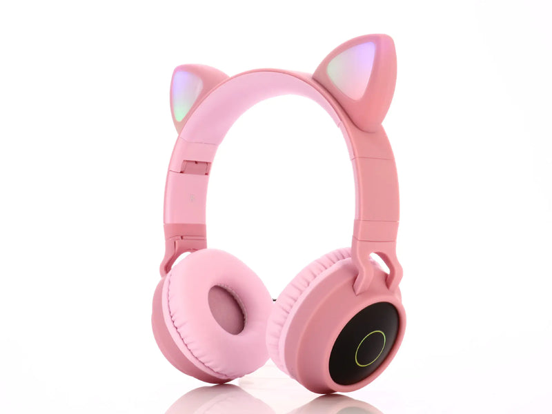 Cute Cat Ear Wireless Bluetooth Gaming Headphones