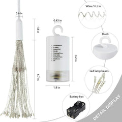 Solar LED Firework Lights with Dandelion String (Outdoor)