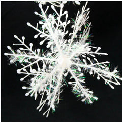 3D Snowflake String Decorations for Christmas Festivities