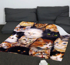 Cartoon Beach Blanket and Baby Wrap Blanket