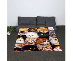 Cartoon Beach Blanket and Baby Wrap Blanket