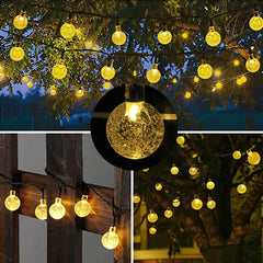 LED Solar String Lights for Christmas Garden Decor