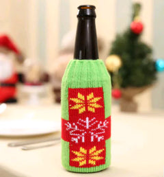 Christmas Wine Bottle Covers
